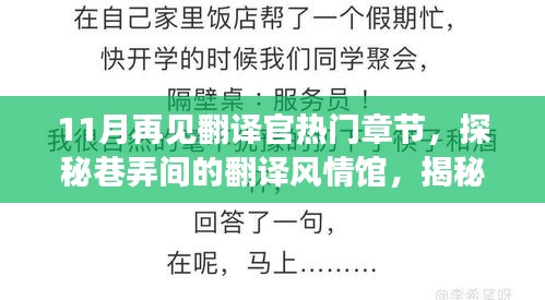 11月再见翻译官热门章节，探秘巷弄间的翻译风情馆，揭秘再见翻译官的热门章节故事