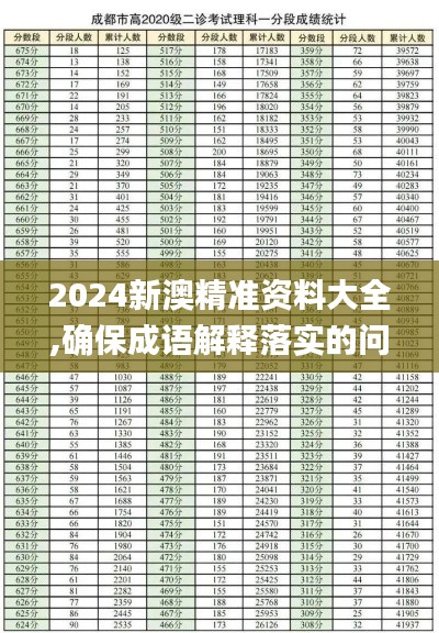 2024新澳精准资料大全,确保成语解释落实的问题_5DM25.480