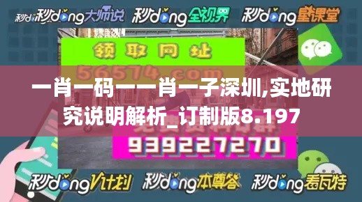 一肖一码一一肖一子深圳,实地研究说明解析_订制版8.197