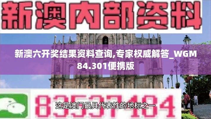 新澳六开奖结果资料查询,专家权威解答_WGM84.301便携版