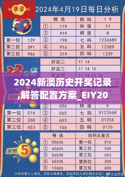 2024新澳历史开奖记录,解答配置方案_EIY20.842散热版