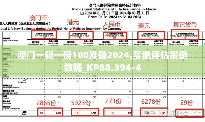 澳门一码一码100准确2024,实地评估策略数据_KP88.394-4