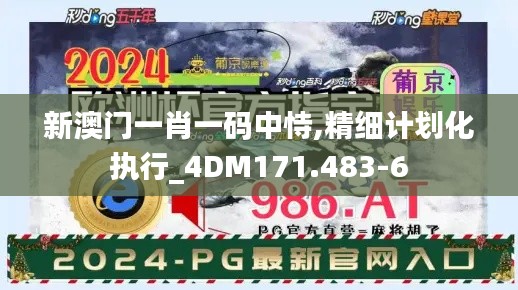 新澳门一肖一码中恃,精细计划化执行_4DM171.483-6