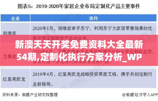 新澳天天开奖免费资料大全最新54期,定制化执行方案分析_WP版10.757