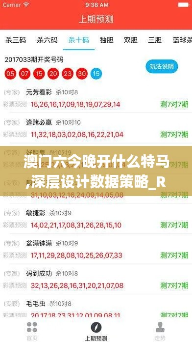 澳门六今晚开什么特马,深层设计数据策略_RX版10.190
