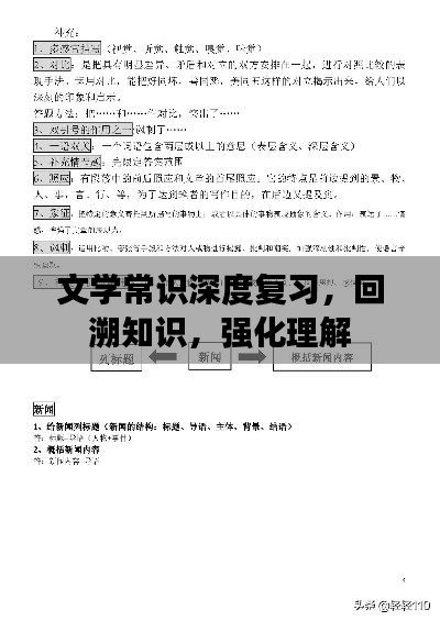 文学常识深度复习，回溯知识，强化理解
