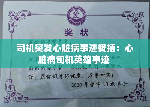 司机突发心脏病事迹概括：心脏病司机英雄事迹 