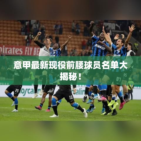意甲最新现役前腰球员名单大揭秘！