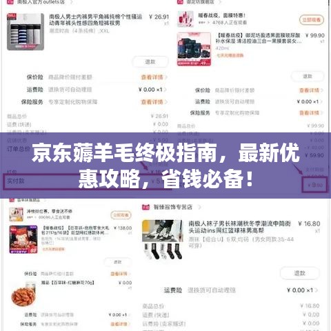 京东薅羊毛终极指南，最新优惠攻略，省钱必备！